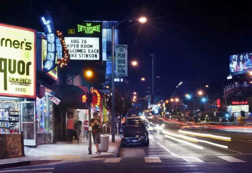 Viper room sunset strip west hollywood